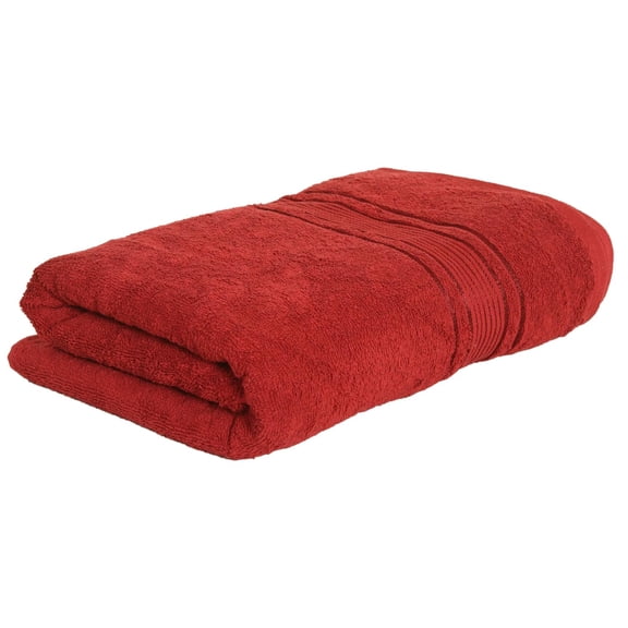 Fash Home Towel 400 Gsm | Ultra Soft, Highly Absorbent, Quick Dry, Plush & Durable Cotton Bath Towel (Maroon Red)