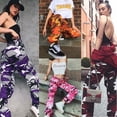 thumbnail image 1 of Fashin Womens Camo Cargo Trousers Casual Pants Military Army Combat Camouflage Jeans, 1 of 5