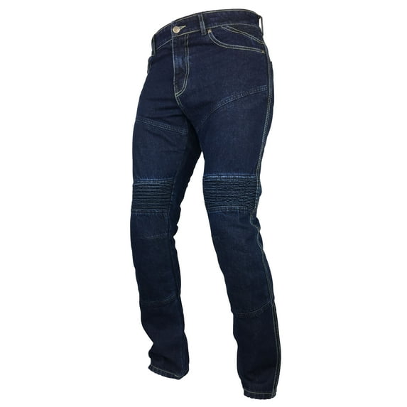 Fashio Mens Protective Lined Motorcycle Biker Stylish Jeans Denim Pants