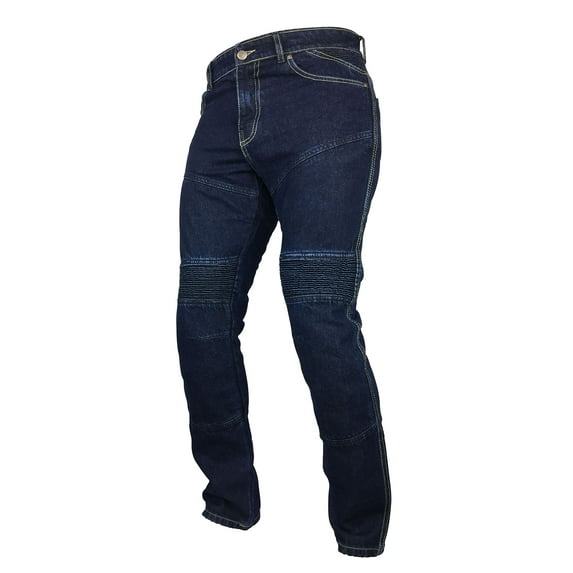 Fashio Mens Protective Lined Motorcycle Biker Stylish Jeans Denim Pants