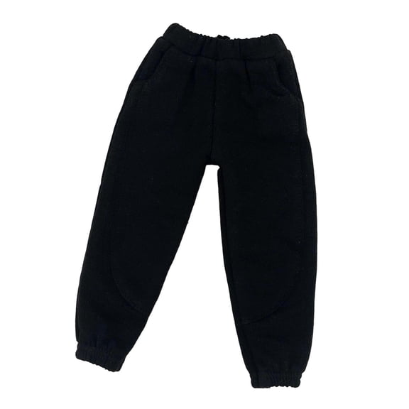 Fashion 1/6 Scale Pants,Handmade Miniature Sport Pants for 12in Action Figures Doll Accessories Black