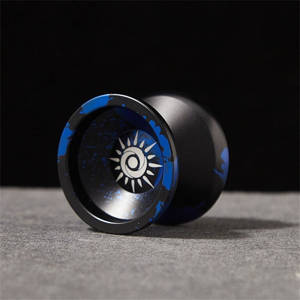 Fashion 10 Ball Bearing Metal Yoyo High Speed Unresponsive Yo Yo Toys Spinning String Alloy Aluminum Yoyo Ball Gift