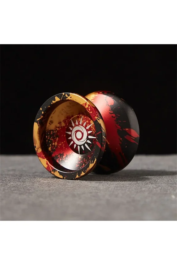 Fashion 10 Ball Bearing Metal Yoyo Alloy Aluminum Unresponsive Yo Yo High Speed Spinning String Yoyo Ball Gift