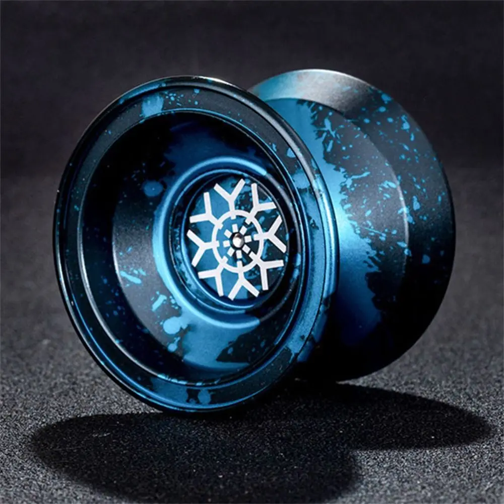 Fashion 10 Ball Bearing Metal Yoyo Alloy Aluminum Unresponsive Yo Yo High Speed Spinning String Yoyo Ball Gift