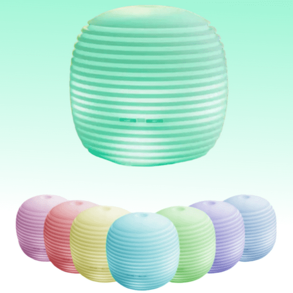 Fashion 100ml Lantern Aromatherapy Essential Oils Diffuser Humidifier 7 Color LED Night Light Air Wick Mist