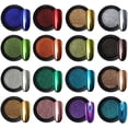 thumbnail image 2 of Mirror Chrome Shell Nail Powder – Unicorn Pink, Gold, Red, Silver Pigment Dust For Nail Art 2 of 6