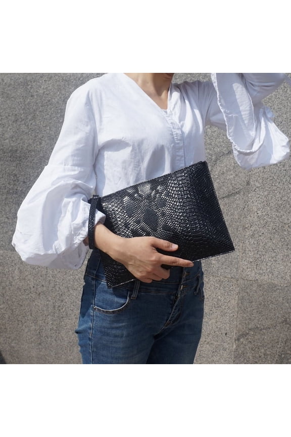 Fashion 3D Python pattern Women Clutch Bag Brand Design Party Envelope Clutches for ladies wallet Free Card bag handbag