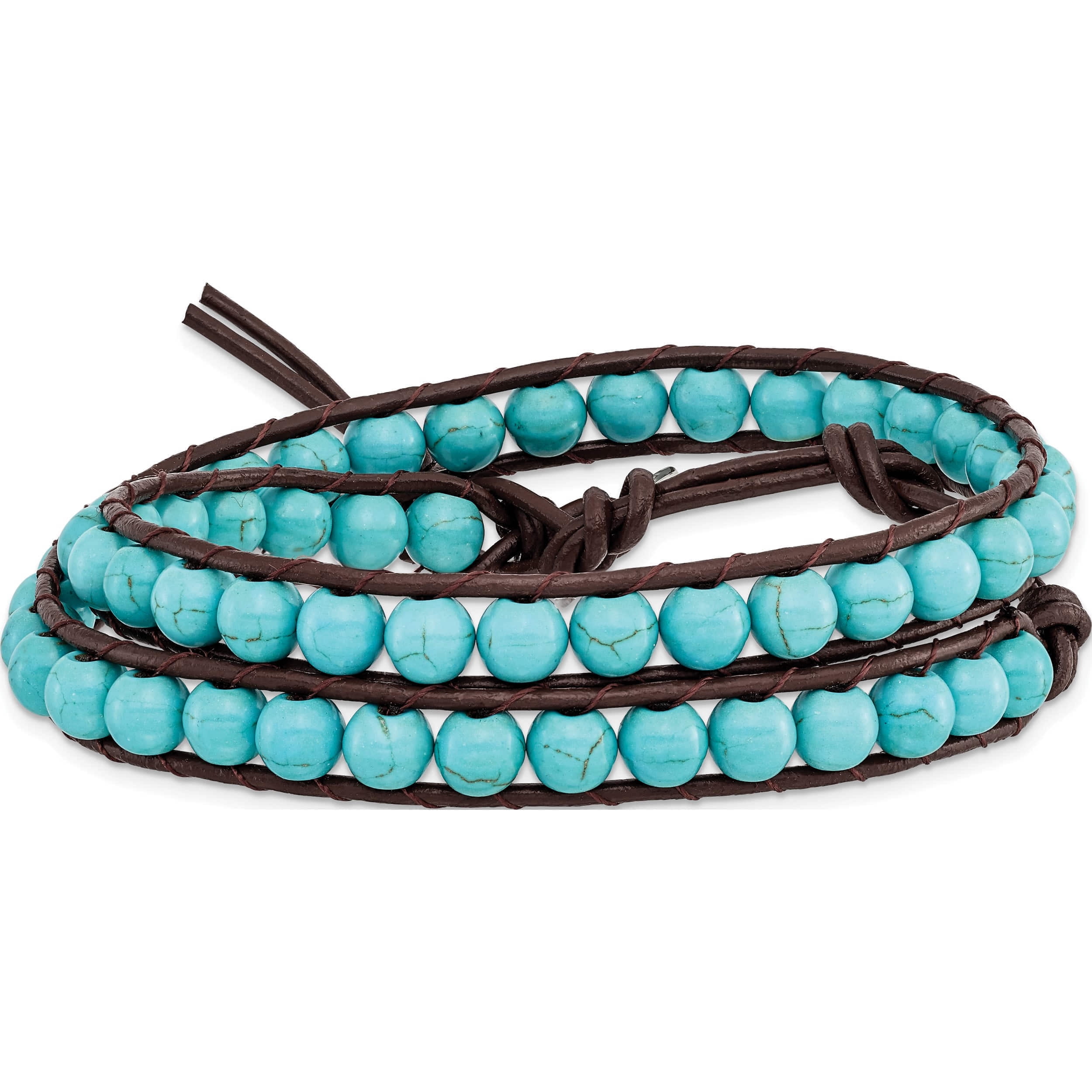 Leather Turquoise Bracelets Leather Turquoise Bracelets