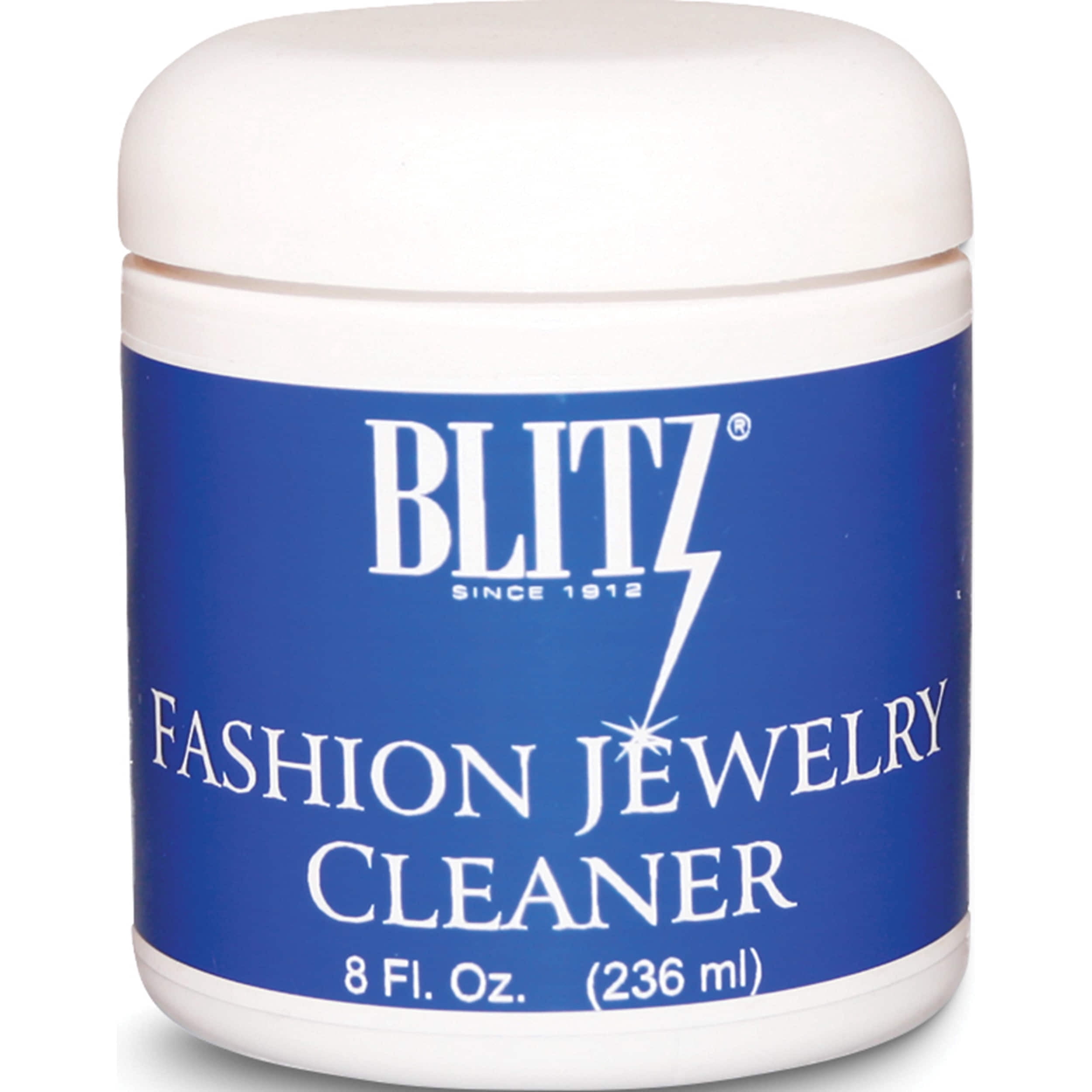 Fashion 8Oz Fashion Jewelry Cleaner Jar (2.75 X 2.75) Made In United States gm498