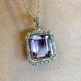 thumbnail image 1 of Fashion 925 Silver Necklace Pendant Cubic Zircon Women Engagement Party Jewelry, 1 of 2