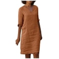 thumbnail image 1 of Fashion A-Line Dress for Women CIENVNSTG Flowy Summer Dress Perfect for Casual Outings or Parties, 1 of 5