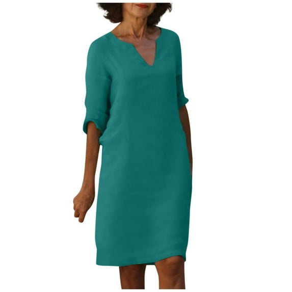 Fashion A-Line Dress for Women CIENVNSTG Flowy Summer Dress Perfect for Casual Outings or Parties