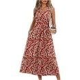 thumbnail image 1 of Fashion A-Line Dress for Women CIENVNSTG Flowy Summer Dress Perfect for Casual Outings or Parties, 1 of 3