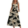 thumbnail image 1 of Fashion A-Line Dress for Women CIENVNSTG Flowy Summer Dress Perfect for Casual Outings or Parties, 1 of 2