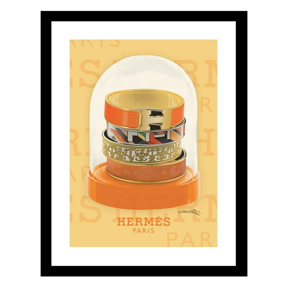 Fashion Accessories Designer Snow Globe - Framed Print