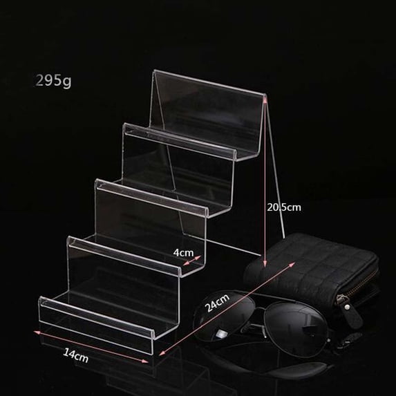 Fashion Acrylic Transparent Display Shelf Mobile book Wallet Glasses Rack Multilayers Cellphone Jewellery DisplayMobile phone 10