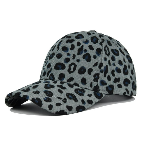 Fashion Adjustable Baseball Cap Leopard Print Hat Cotton Sunhat Headwear Outdoor Sports Cap