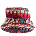 thumbnail image 1 of Fashion Adult Women's Bucket Hat (Native Aztec Red), 1 of 1
