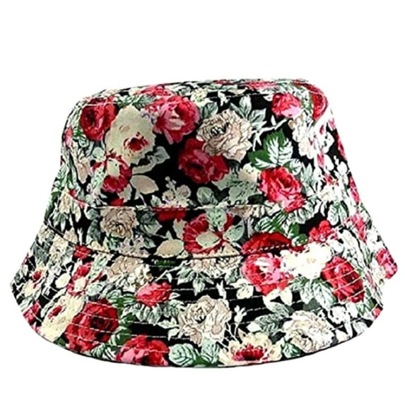 Fashion Adult Women's Bucket Hat (Roses)