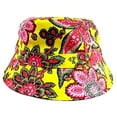 thumbnail image 1 of Fashion Adult Women's Bucket Hat (Yellow Paisley), 1 of 1