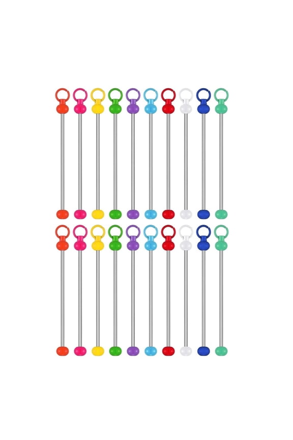 Fashion Alloy Beaded Keychain Collection Key Chain Christmas Crafts Colorful Blank Bead KeyringShow Your Individuality