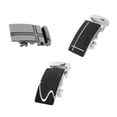 thumbnail image 1 of Fashion Alloy Belt Buckle Automatic Slide Buckle Replacements for 1.4'' Belt 3pcs, 1 of 9