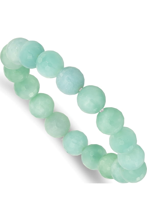 Fashion Amazonite 10Mm Beaded Stretch Bracelet (Width 10) - Jbsp