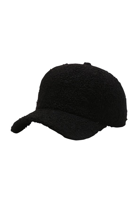 Fashion And Winter Colour Lamb Wool Baseball Cap Warm Retro Leisure Cap