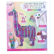 Fashion Angels Color This 3D Llama Puzzle