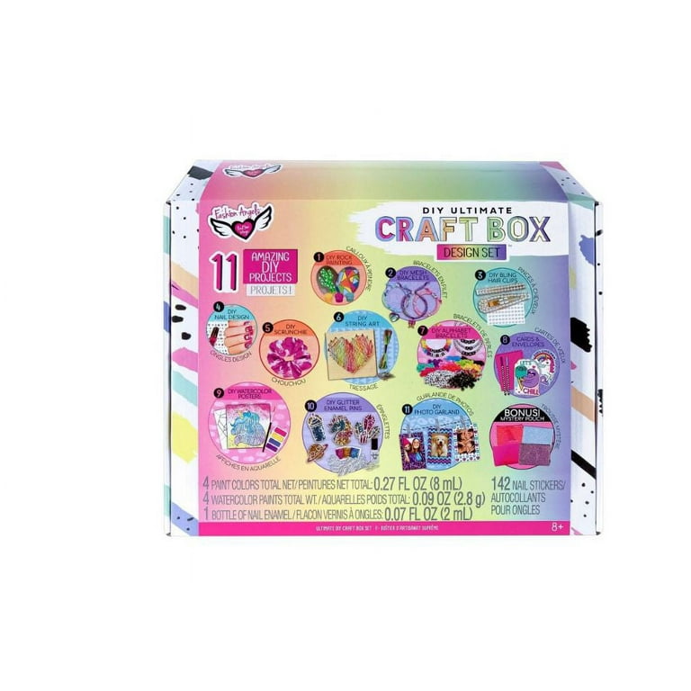 Fashion Angels Ultimate D.I.Y. Craft Box, Multicolor