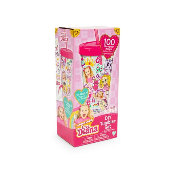 Fashion Angels Love, Diana DIY Sticker Tumbler Set