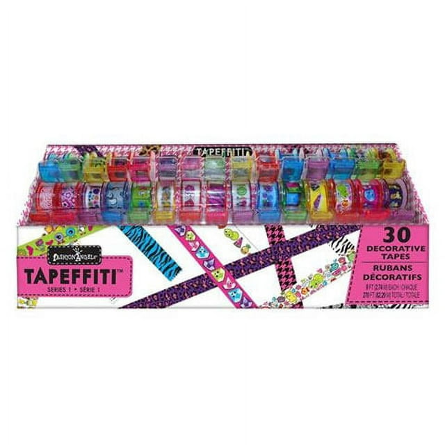 Fashion Angels Tapeffiti Decorative Tape Caddy - 30 Tape Rolls
