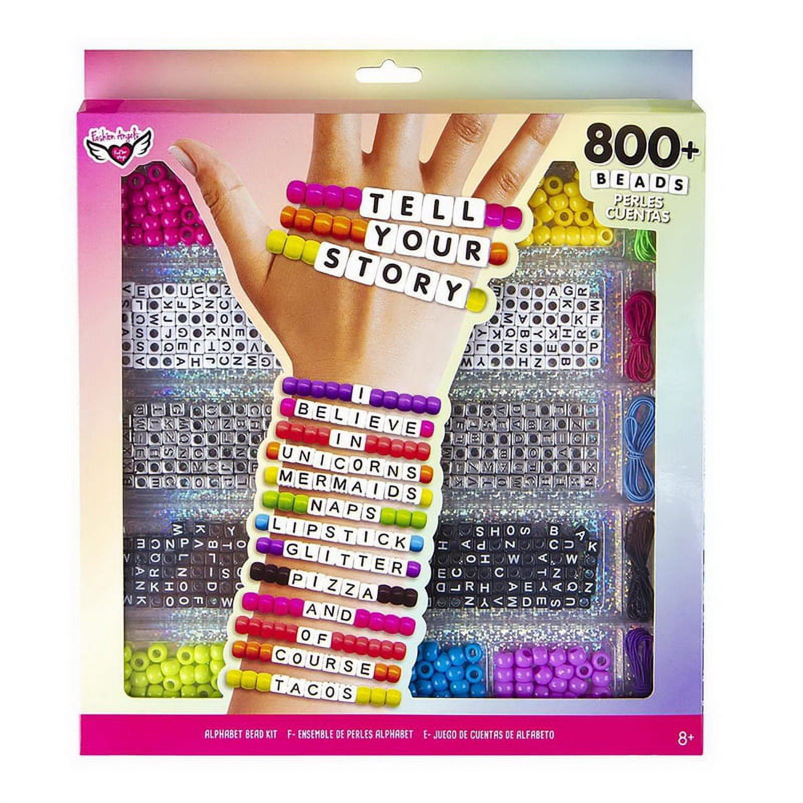 Alphabet Bead Bag-Gold Cubes-Tell Your Story Alphabet Bead Bag-Gold Cubes-Tell Your Story