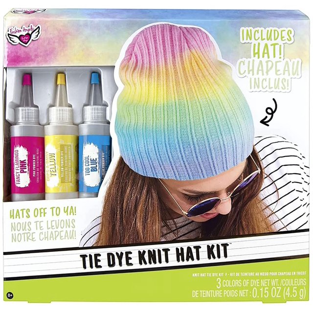 Fashion Angels Tie Dye Knit Hat Kit