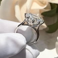 thumbnail image 1 of Fashion Anniversary ring 925 Sterling silver Moissanite Engagement Wedding Band Rings for women Men Finger Party Jewelry, 1 of 1