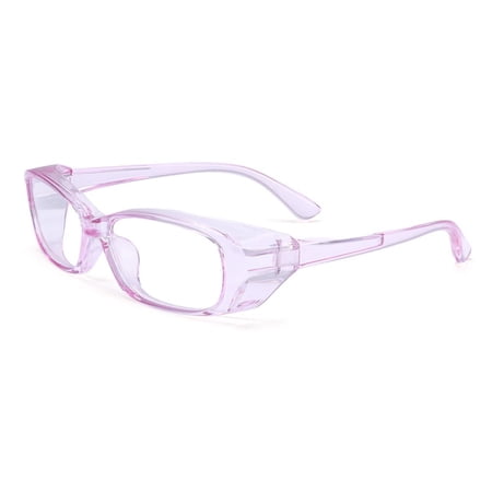 Fashion Side Shields Vision Care Anti Fog Presbyopia Eyeglasses Optical Eyewear Anti-blue Light Reading Glasses Safety Goggles PURPLE