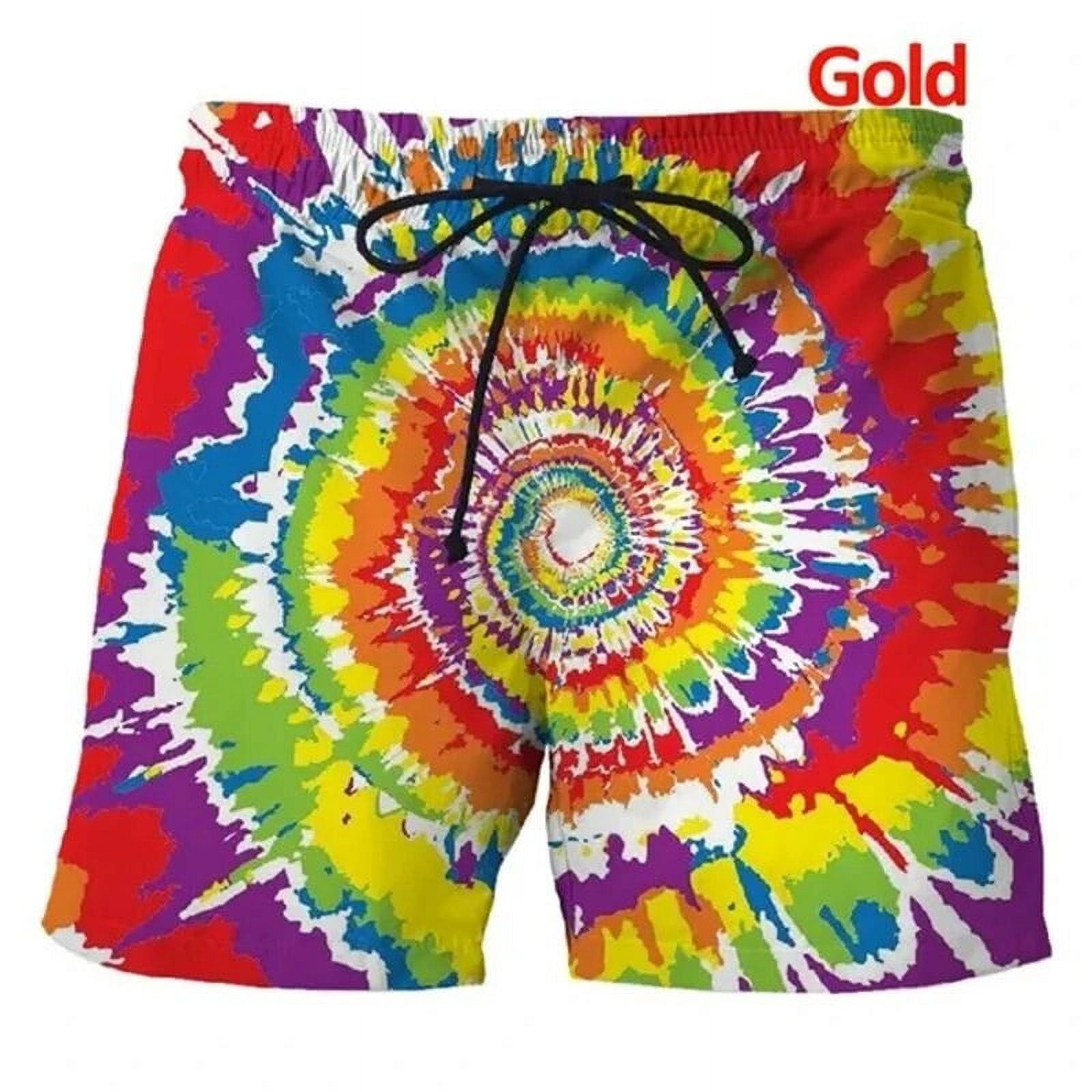 Fashion Art Graffiti Graphic Shorts Pants Men 3D Printed Summer Beach
