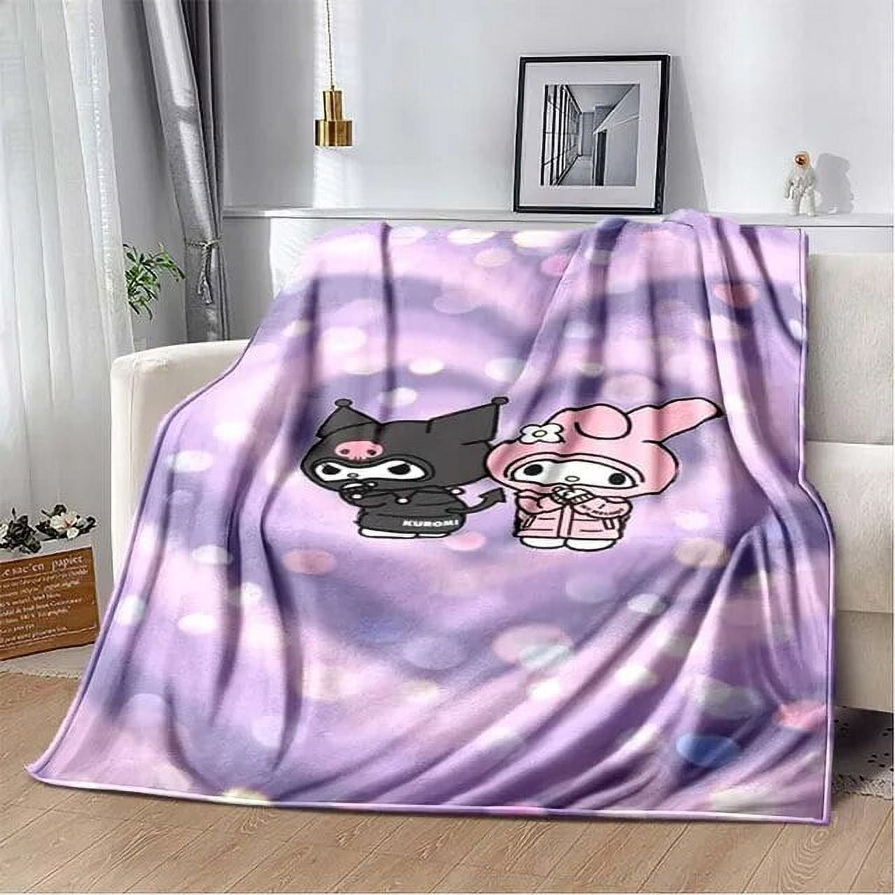 Fashion Art Print Cartoon KKuromisS Throws Blanket Family Living Room