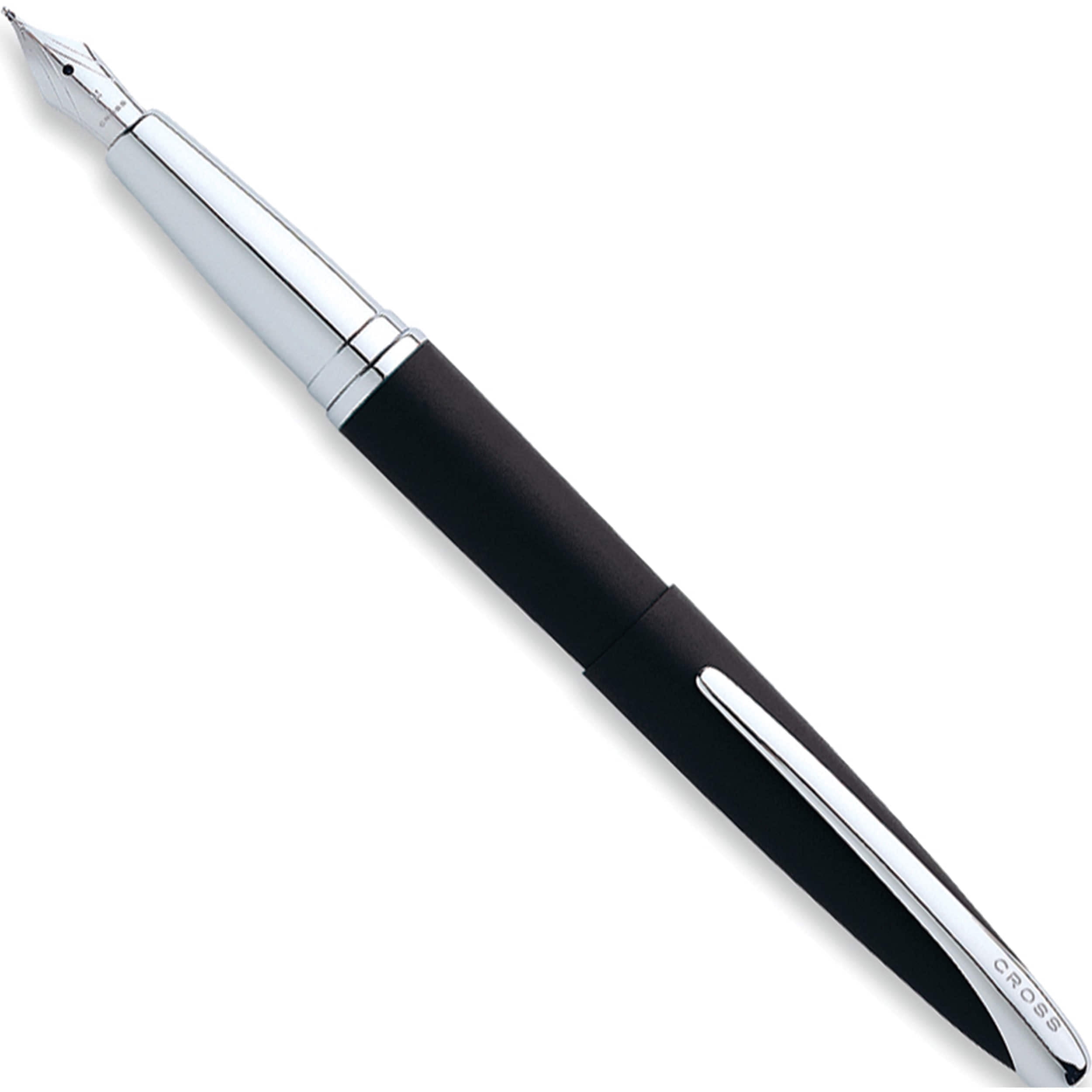Fashion Atx Basalt Black Fountain Pen (7 X 2.75) Made In China gl7852