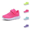 thumbnail image 1 of Fashion Autumn Children Girls Sports Shoes Flat Thick Bottom Lightweight Non Lace Up Easy To Wear Mesh Upper Breathable And Comfortable, 1 of 8