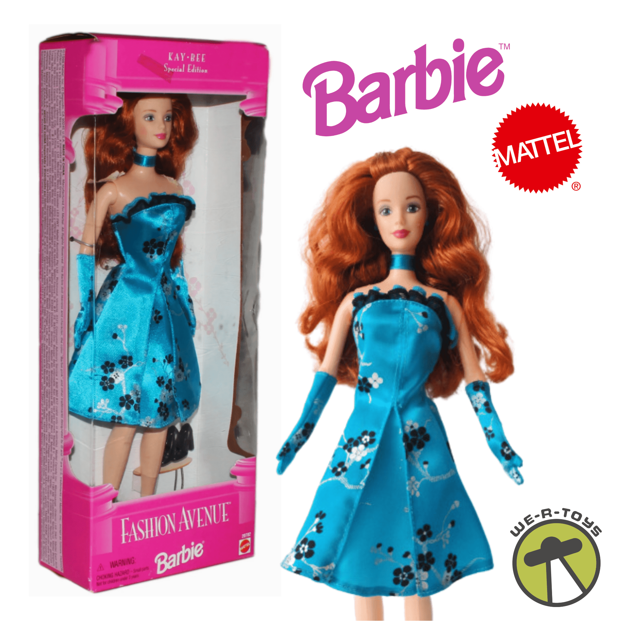 Fashion Avenue Kay-Bee Barbie Doll Redhead Special Edition 1998