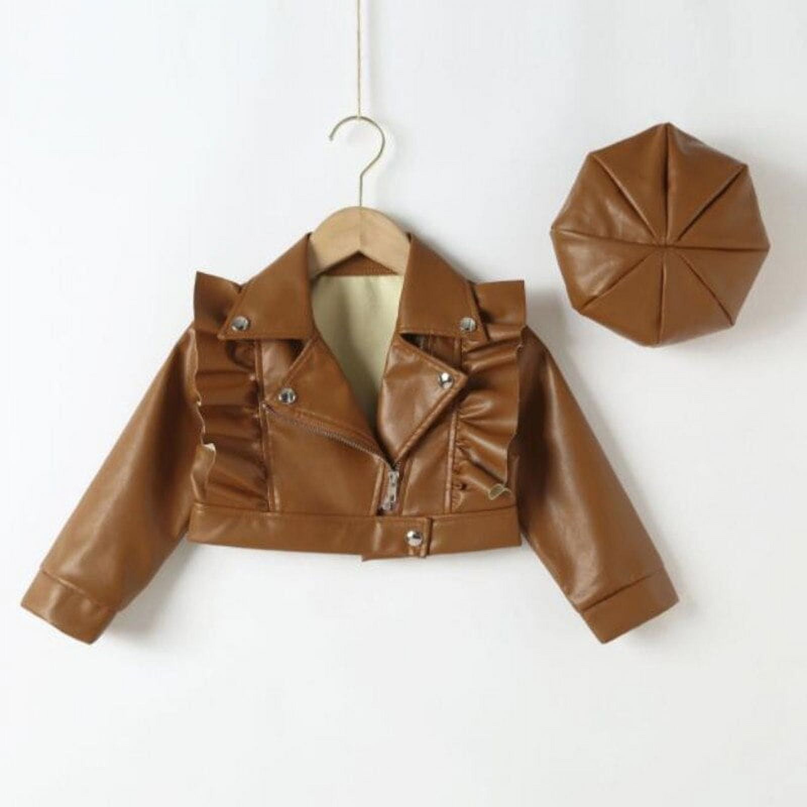 Fashion Baby Girl Suit Jacket Toddle Teen Child loose Jacket Solid