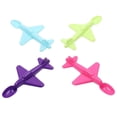 thumbnail image 1 of Fashion Baby Training Spoon Airplane Shape Long Handle Children Spoon Tableware, 1 of 6