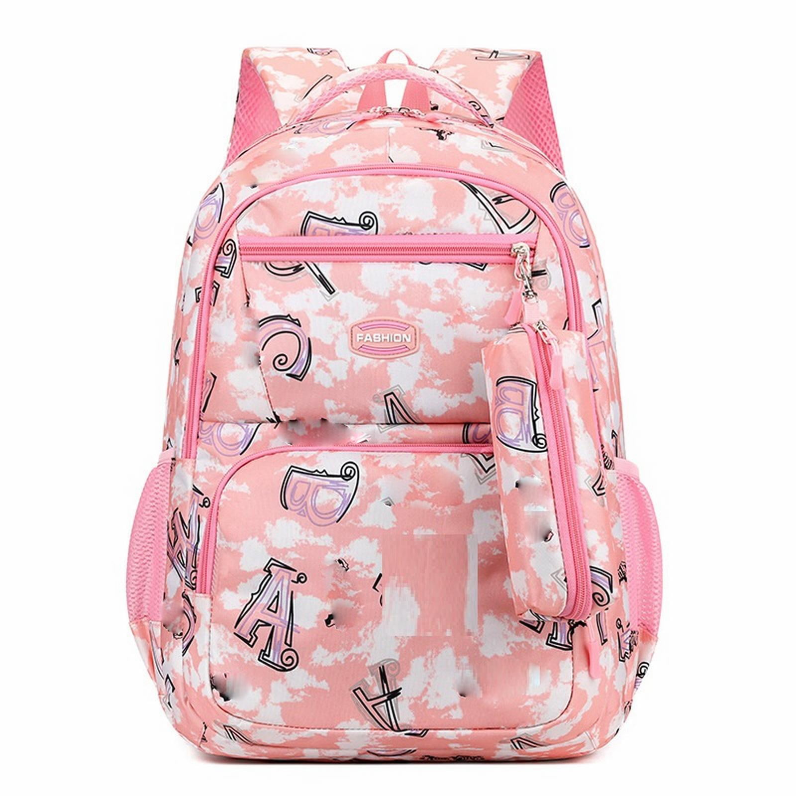 ZANWANXIN Rosy Posy Rucksack - Cute Daypack Mit Reißverschluss, Wasserdicht, Für 16 Zoll Laptop