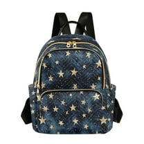 Fashion Backpack Women Casual Bag Small Gold Stars Pattern Travel Backpack for Travel
