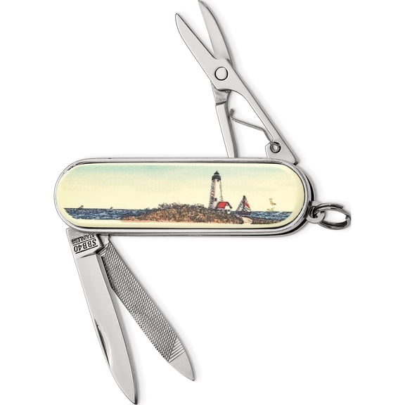 Fashion Barlow Designs Color Lighthouse Multifunction Knife (2.5 X 0.75) Made In China gm12225