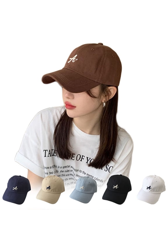 Fashion Baseball Hat - Embroidery Letter Print Caps for Women Girls