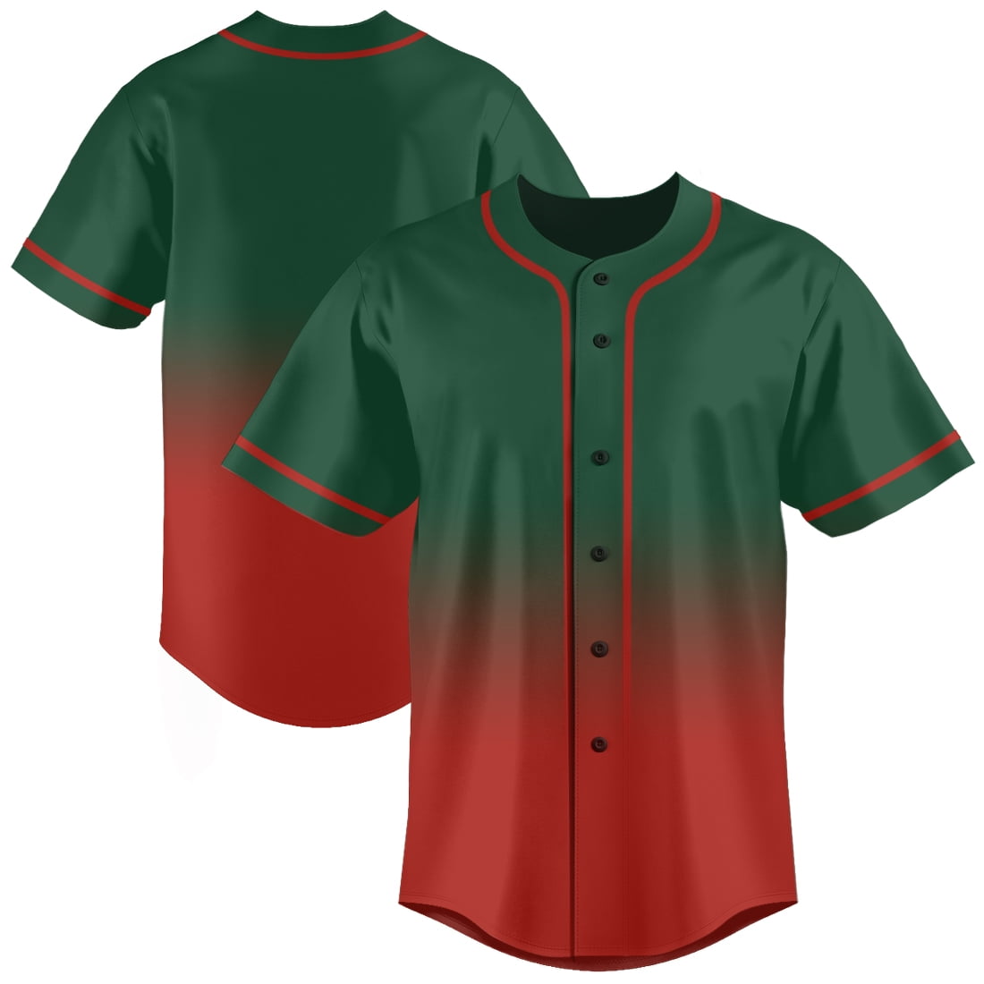 Fashion Baseball Shirts Sports Uniform for Men Hip Hop Hipster Button