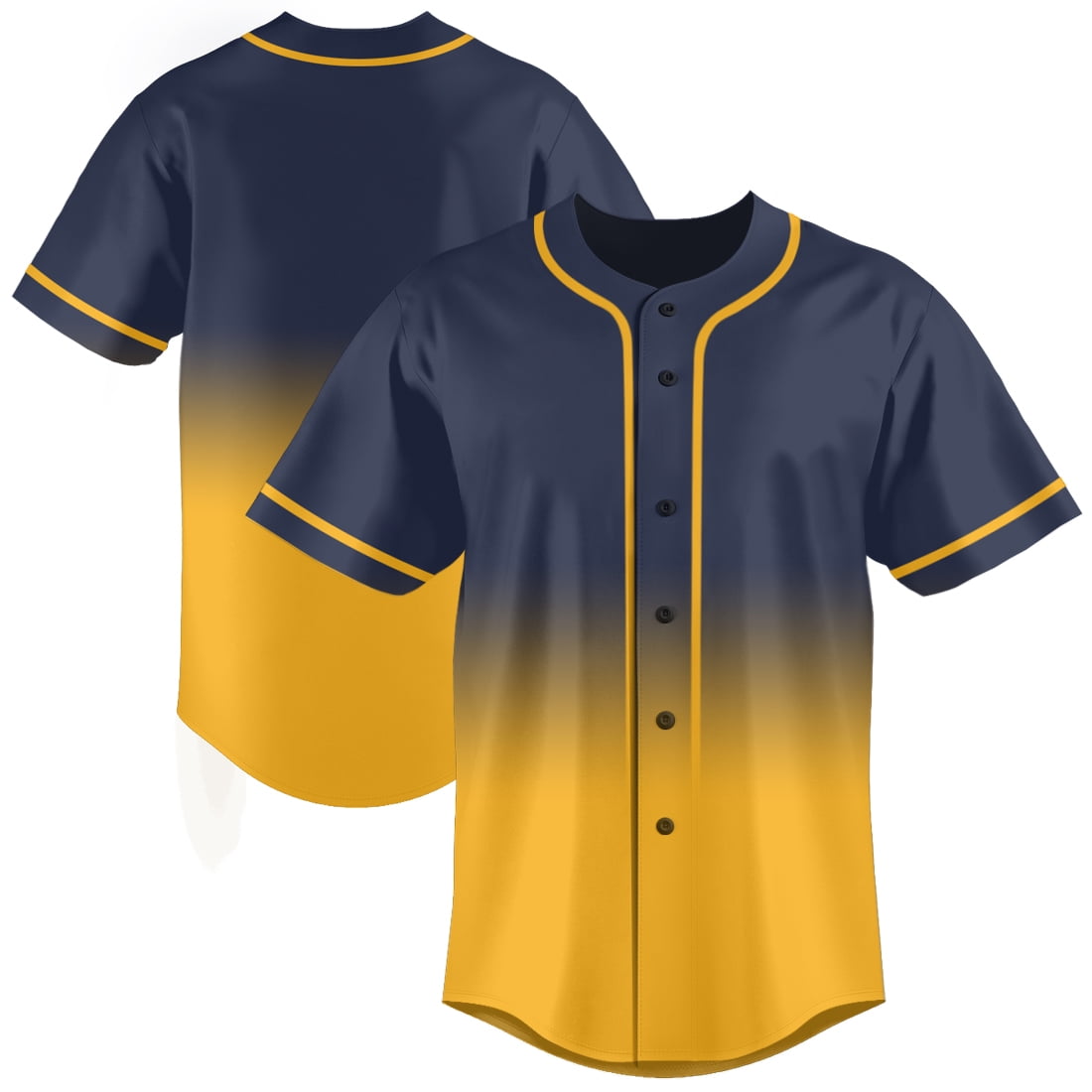 Fashion Baseball Shirts Sports Uniform for Men Hip Hop Hipster Button
