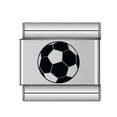 thumbnail image 1 of Fashion Basketball Football Rugby Sports Italian Charm Links Bracelet Women Men Stainless Steel Making Jewelry, 1 of 3